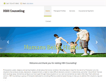 Tablet Screenshot of hbhcounseling.com